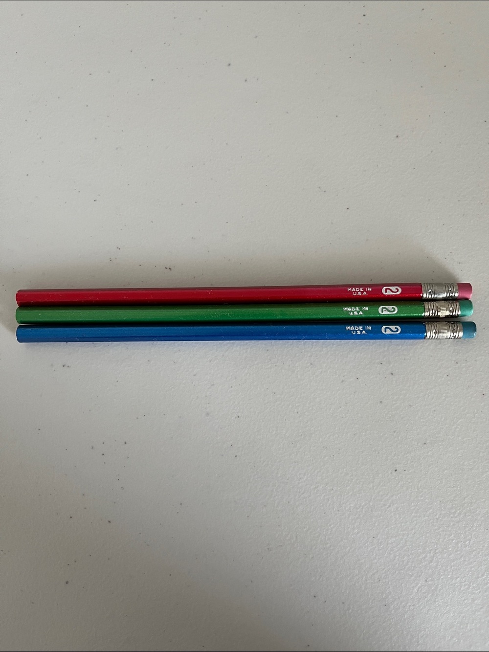 Vintage pencil collection-1990s-Set of 3 Colorful Wood Pencils
